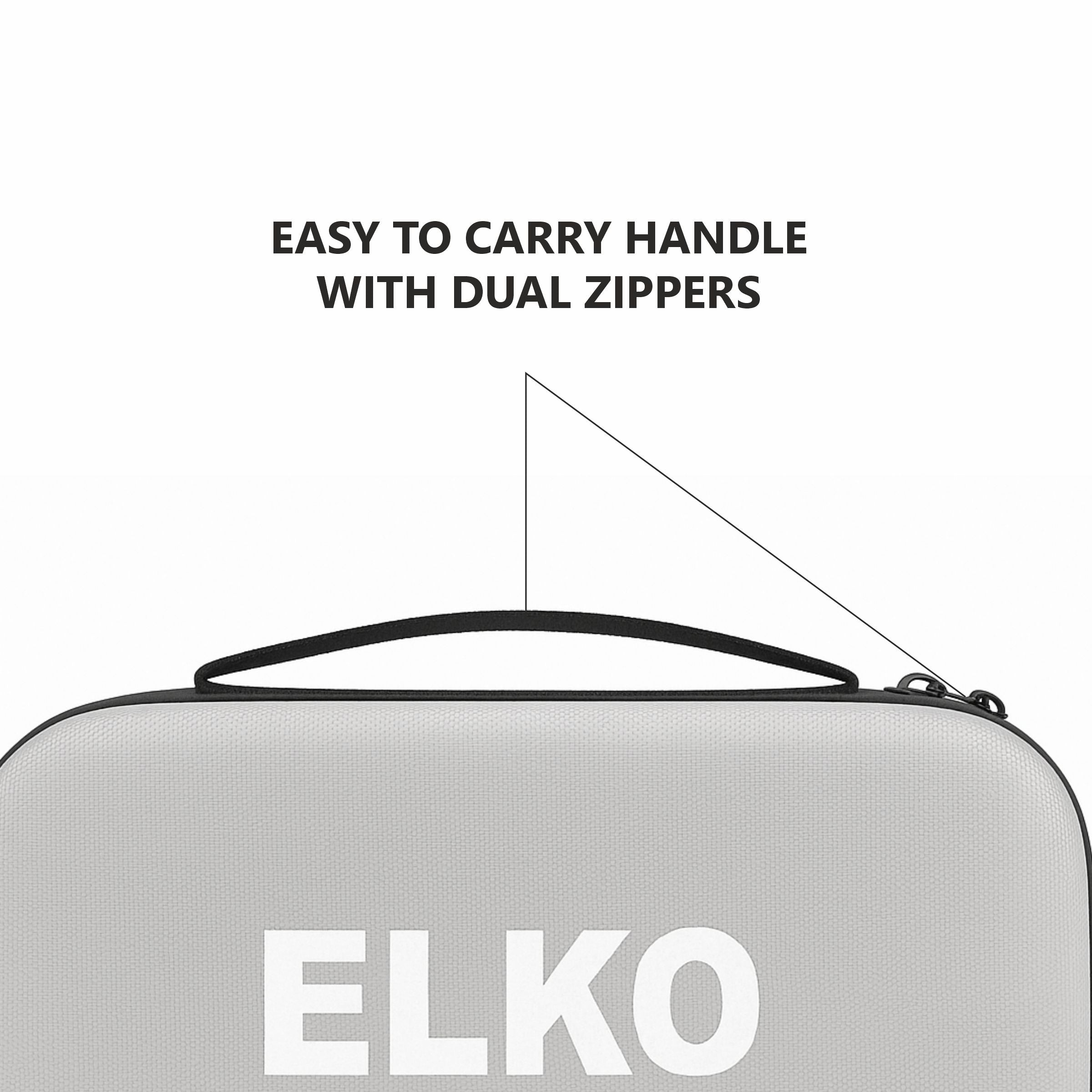 ELKO EVA Stethoscope Case with Dual Mesh Pockets and Center Sleeve for Accessories (Stethoscope not Included)