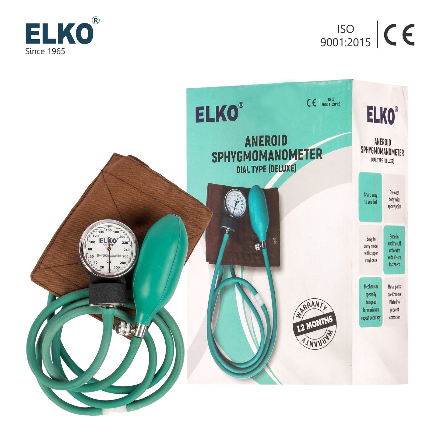 ELKO Dial Type Aneroid Sphygmomanometer