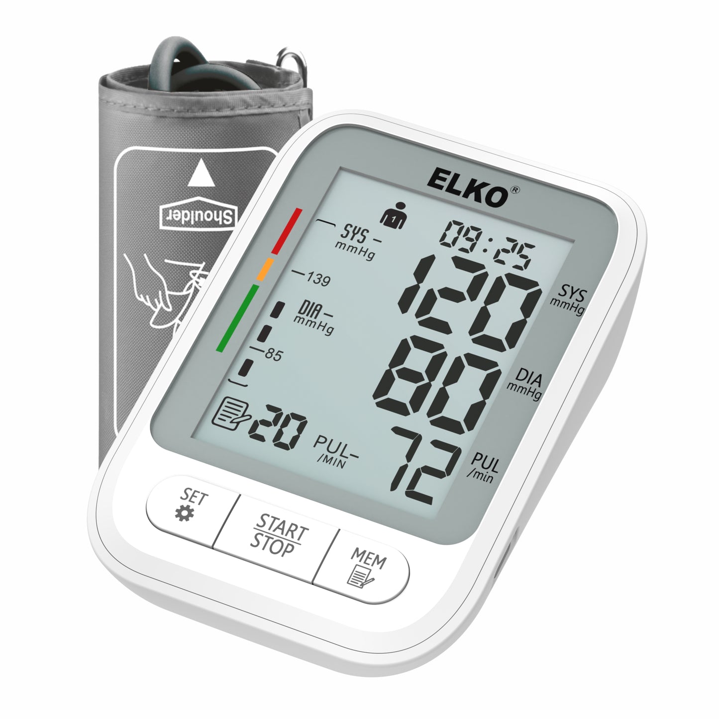 ELKO Fully Automatic Digital Blood Pressure Monitor