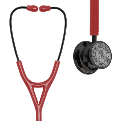 ELKO CROSS III SS Stainless Steel Stethoscope - Black Edition