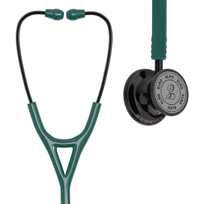 ELKO CROSS III SS Stainless Steel Stethoscope - Black Edition