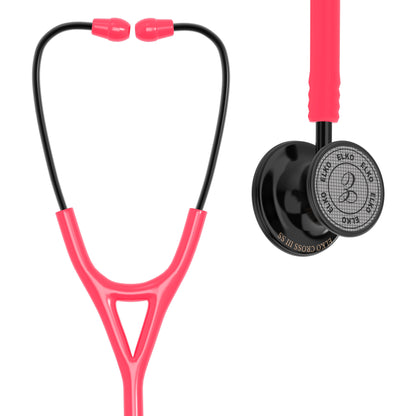 ELKO CROSS III SS Stainless Steel Stethoscope - Black Edition