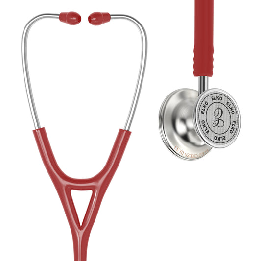 ELKO CROSS III SS Stainless Steel Stethoscope - Natural Steel