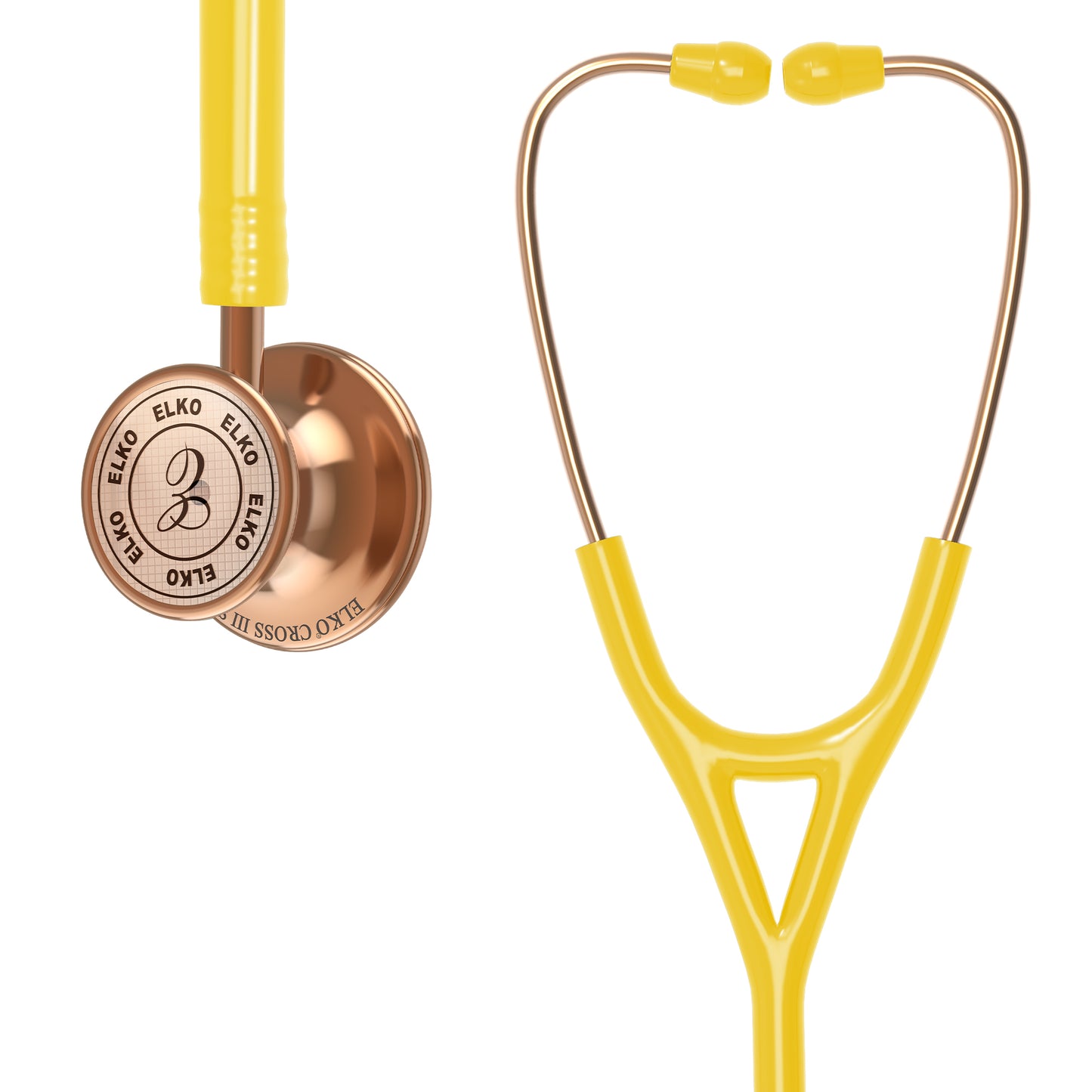 ELKO CROSS III SS Stainless Steel Stethoscope - Rose Gold