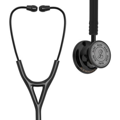 ELKO CROSS III SS Stainless Steel Stethoscope - Black Edition