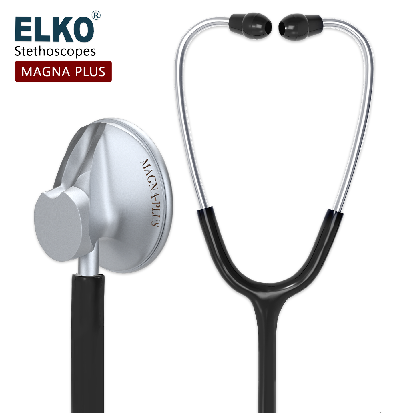 ELKO Magna-Plus Brass Single Head Stethoscope