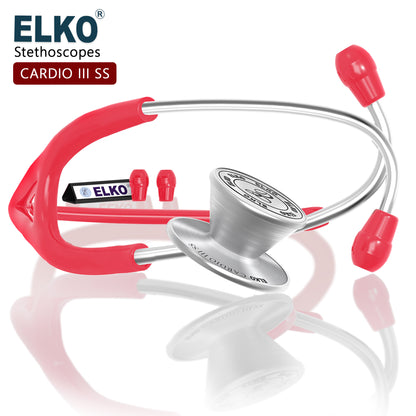 ELKO CARDIO III SS Stainless Steel Stethoscope