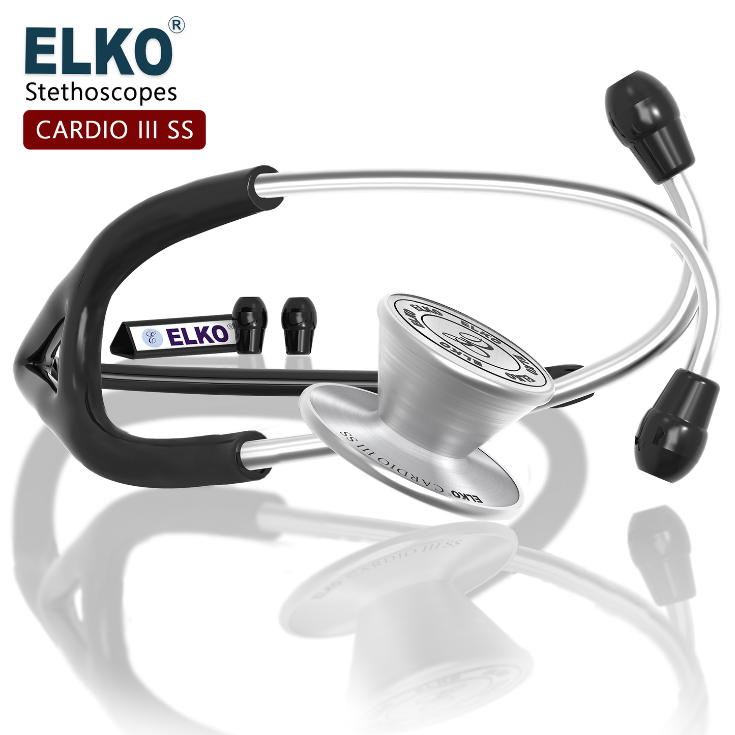 ELKO CARDIO III SS Stainless Steel Stethoscope