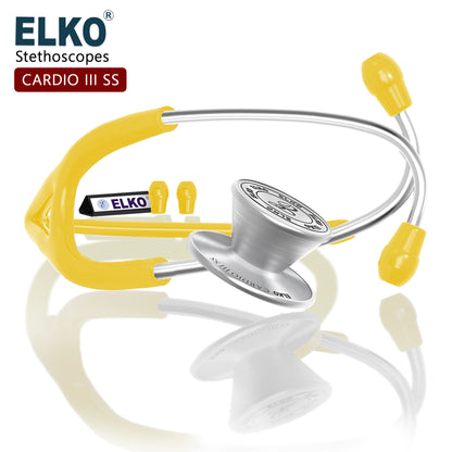 ELKO CARDIO III SS Stainless Steel Stethoscope