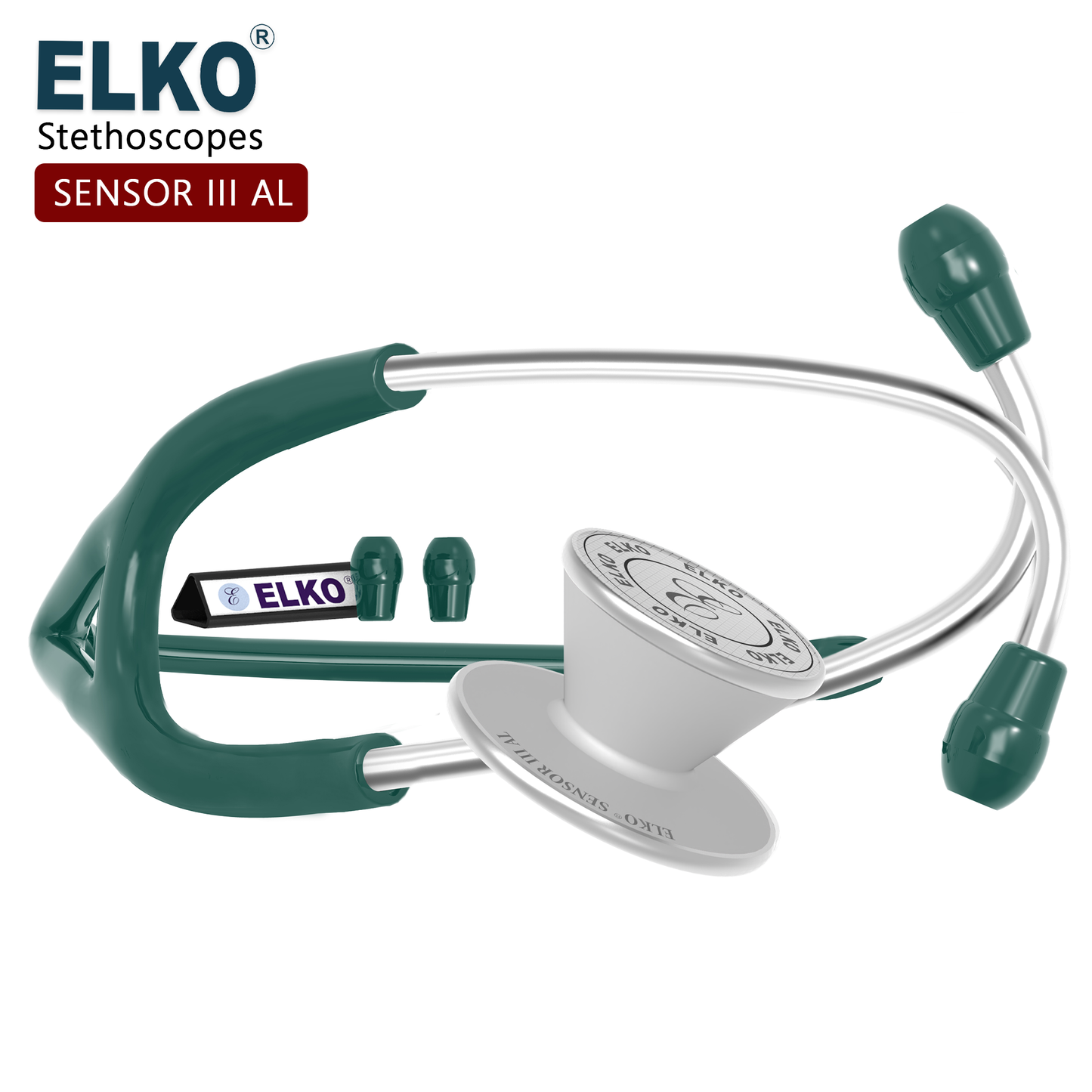 ELKO SENSOR III AL Aluminum Head Stethoscope