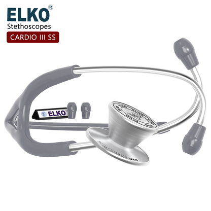 ELKO CARDIO III SS Stainless Steel Stethoscope