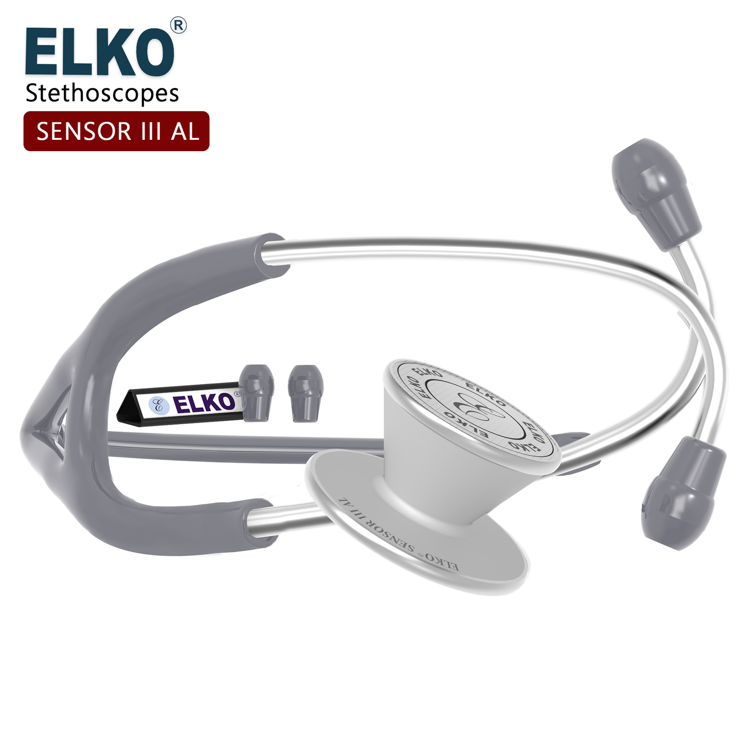 ELKO SENSOR III AL Aluminum Head Stethoscope