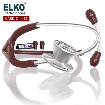 ELKO CARDIO III SS Stainless Steel Stethoscope