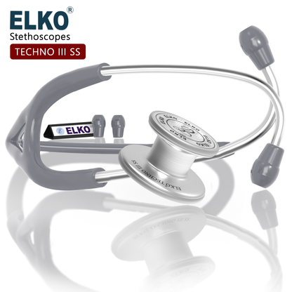 ELKO TECHNO III SS Stainless Steel Stethoscope