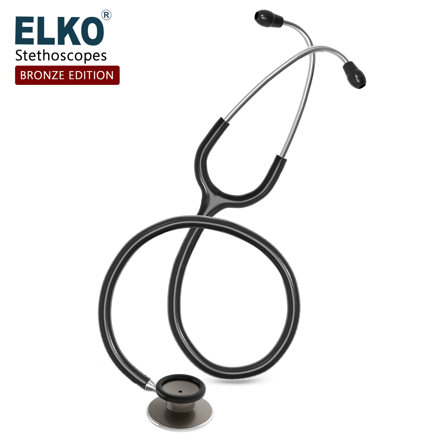 ELKO Aluminium Head Stethoscope-Bronze Edition