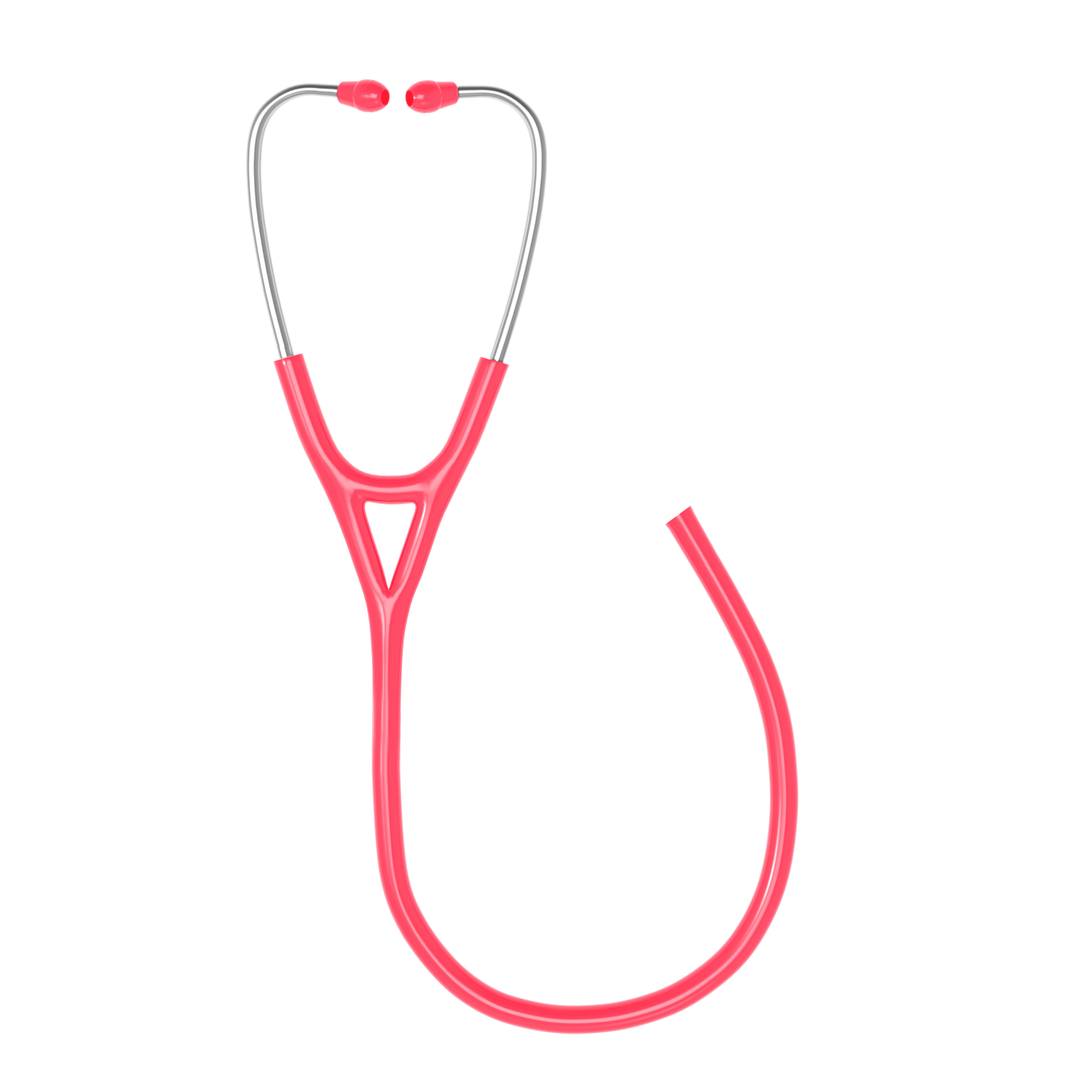 Natural Steel Frame Stethoscope with Dual Lumen Tubing