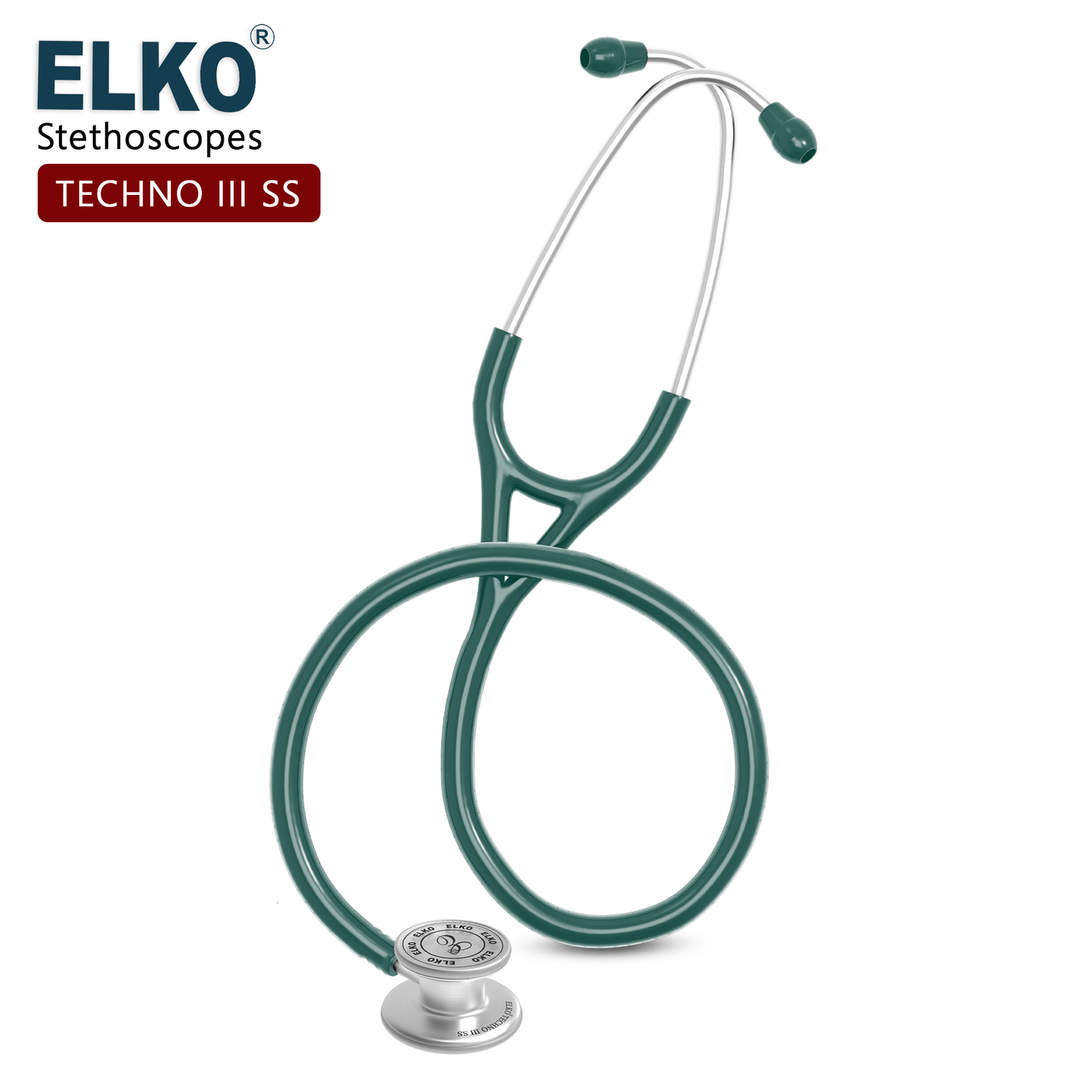 ELKO TECHNO III SS Stainless Steel Stethoscope