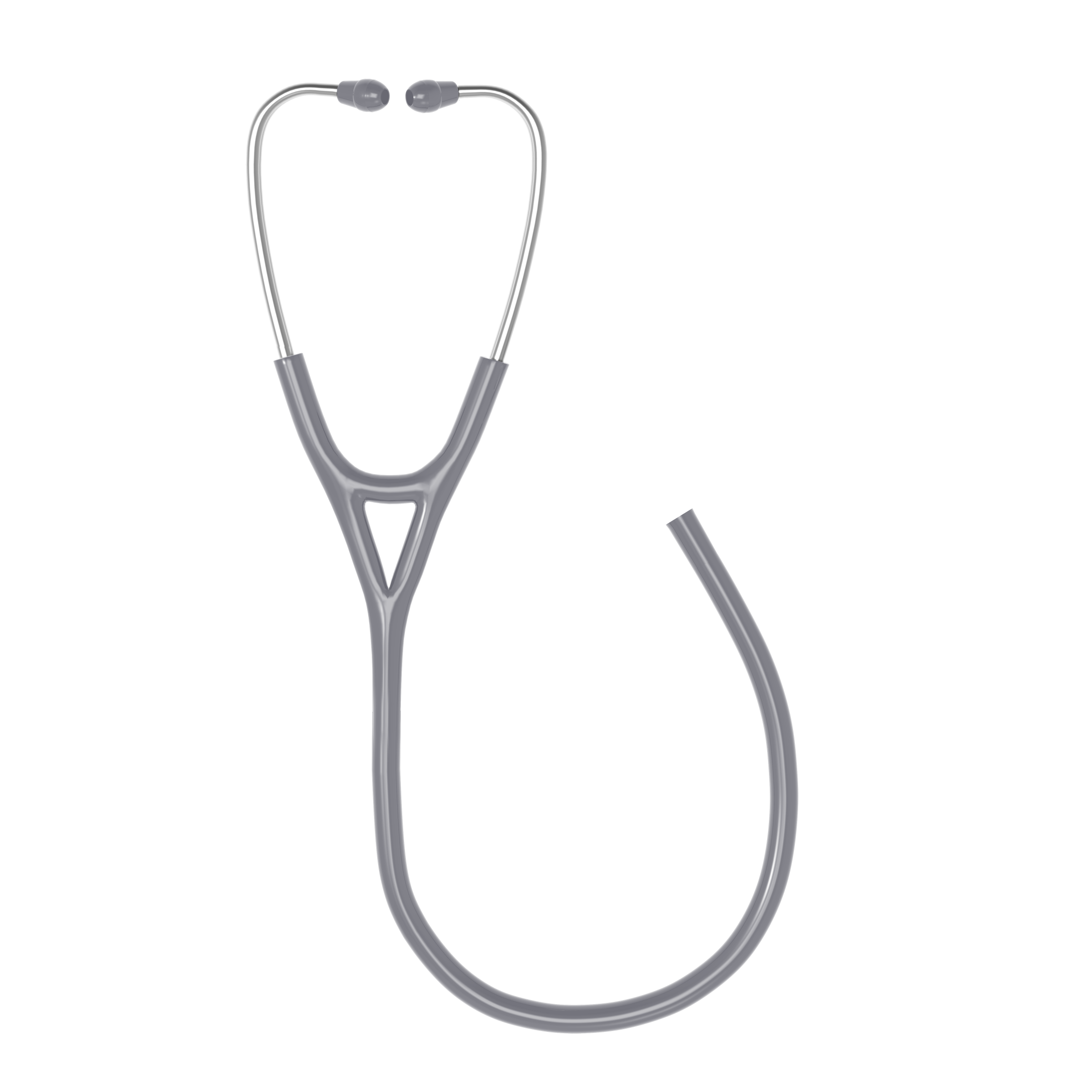 Natural Steel Frame Stethoscope with Dual Lumen Tubing
