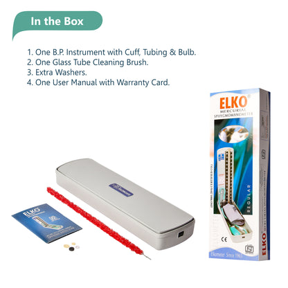 ELKO EL-310 ELKOMETER Regular Mercury Sphygmomanometer