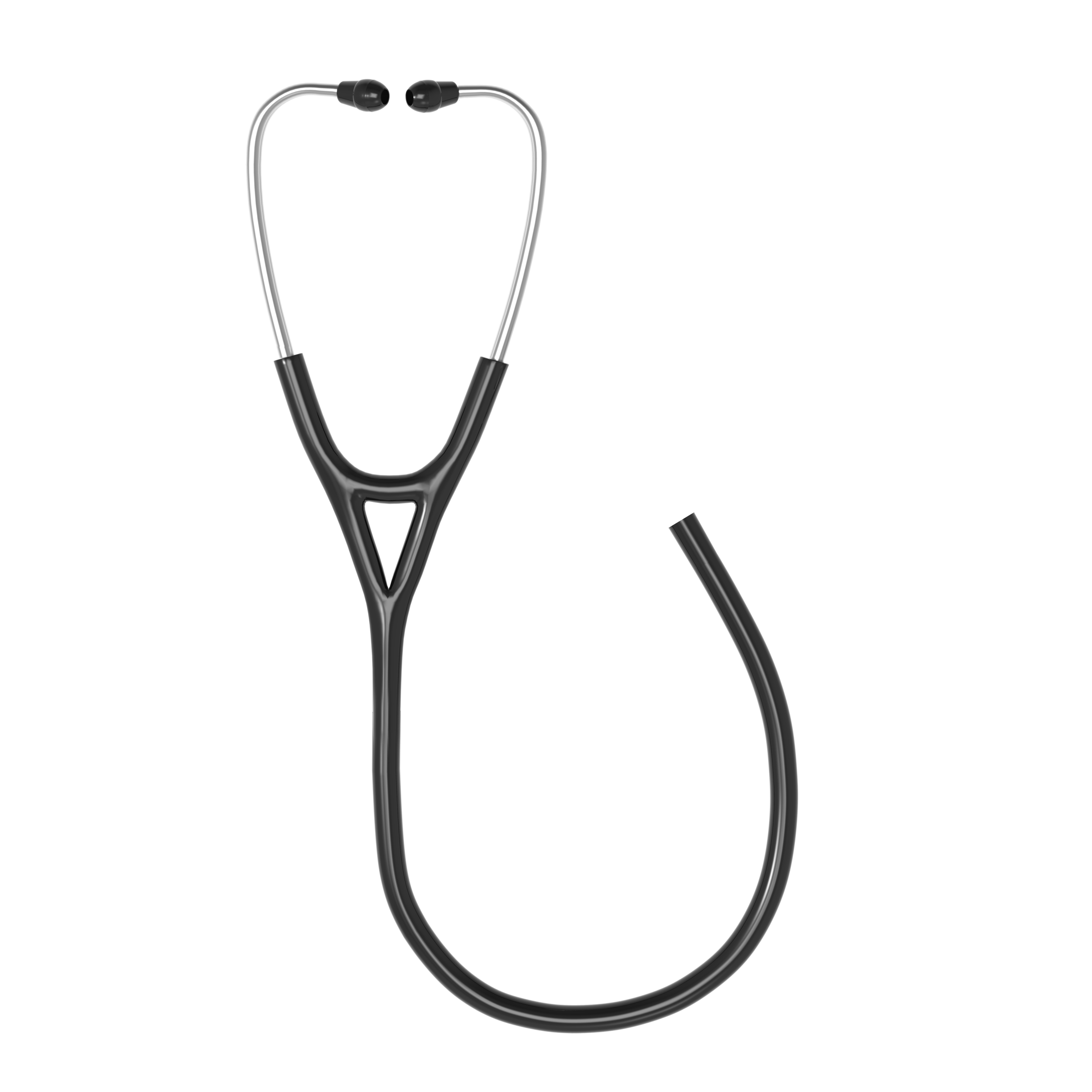 Natural Steel Frame Stethoscope with Dual Lumen Tubing