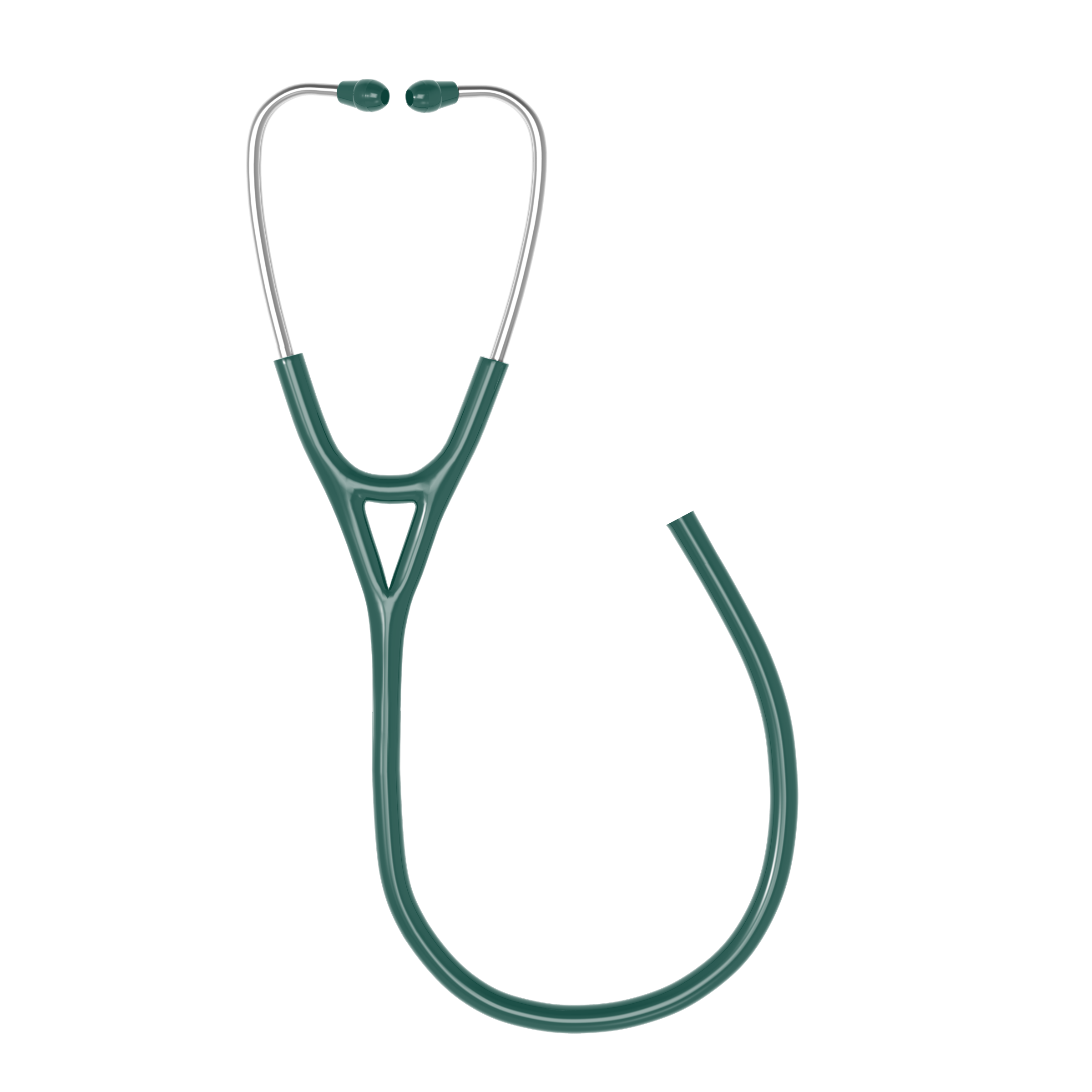 Natural Steel Frame Stethoscope with Dual Lumen Tubing