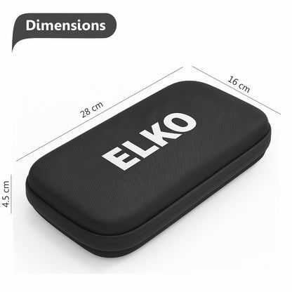 ELKO EVA Stethoscope Case with Dual Mesh Pockets and Center Sleeve for Accessories