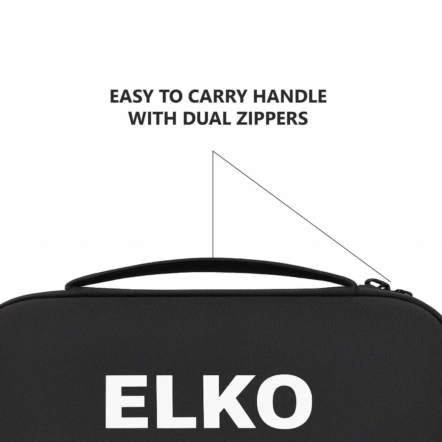 ELKO EVA Stethoscope Case with Dual Mesh Pockets and Center Sleeve for Accessories