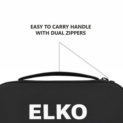 ELKO EVA Stethoscope Case with Dual Mesh Pockets and Center Sleeve for Accessories