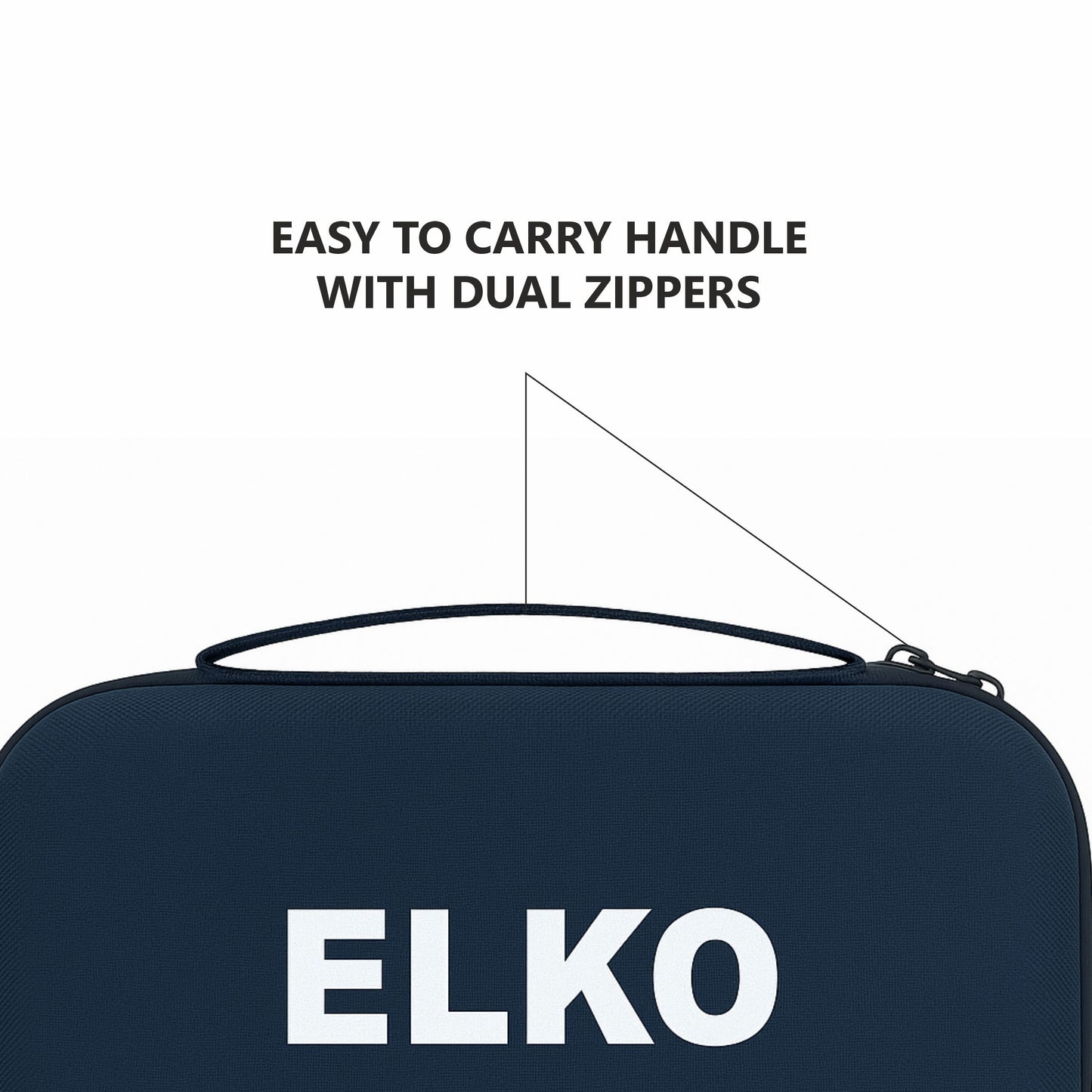 ELKO EVA Stethoscope Case with Dual Mesh Pockets and Center Sleeve for Accessories