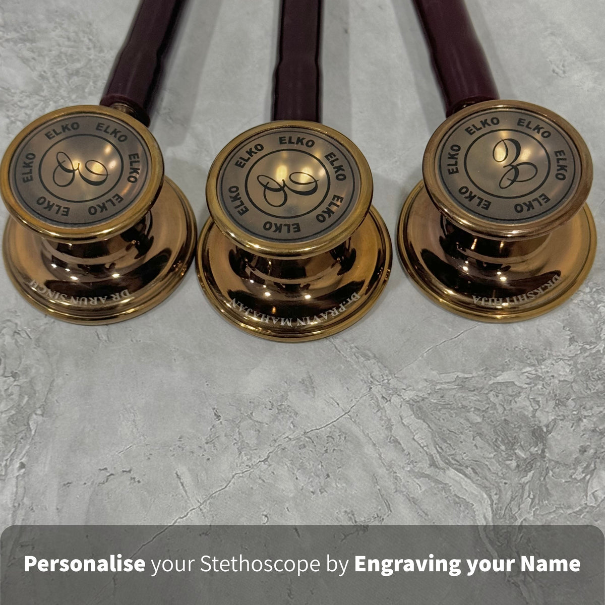 Personalise your Stethoscope by Engraving your Name