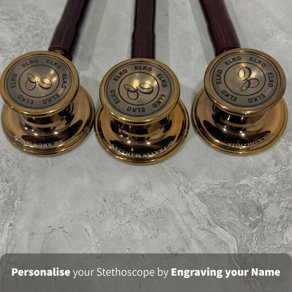 ELKO CROSS III SS Stainless Steel Stethoscope - Rose Gold