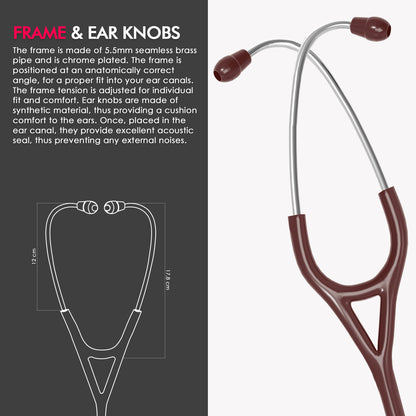 ELKO CARDIO III SS Stainless Steel Stethoscope