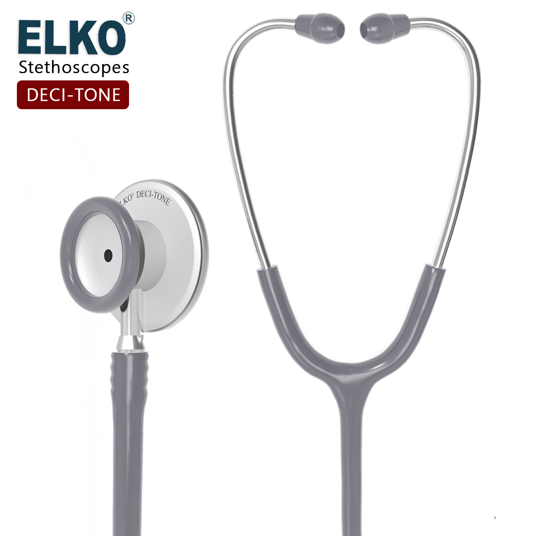 ELKO DECI-TONE Aluminium Head Stethoscope