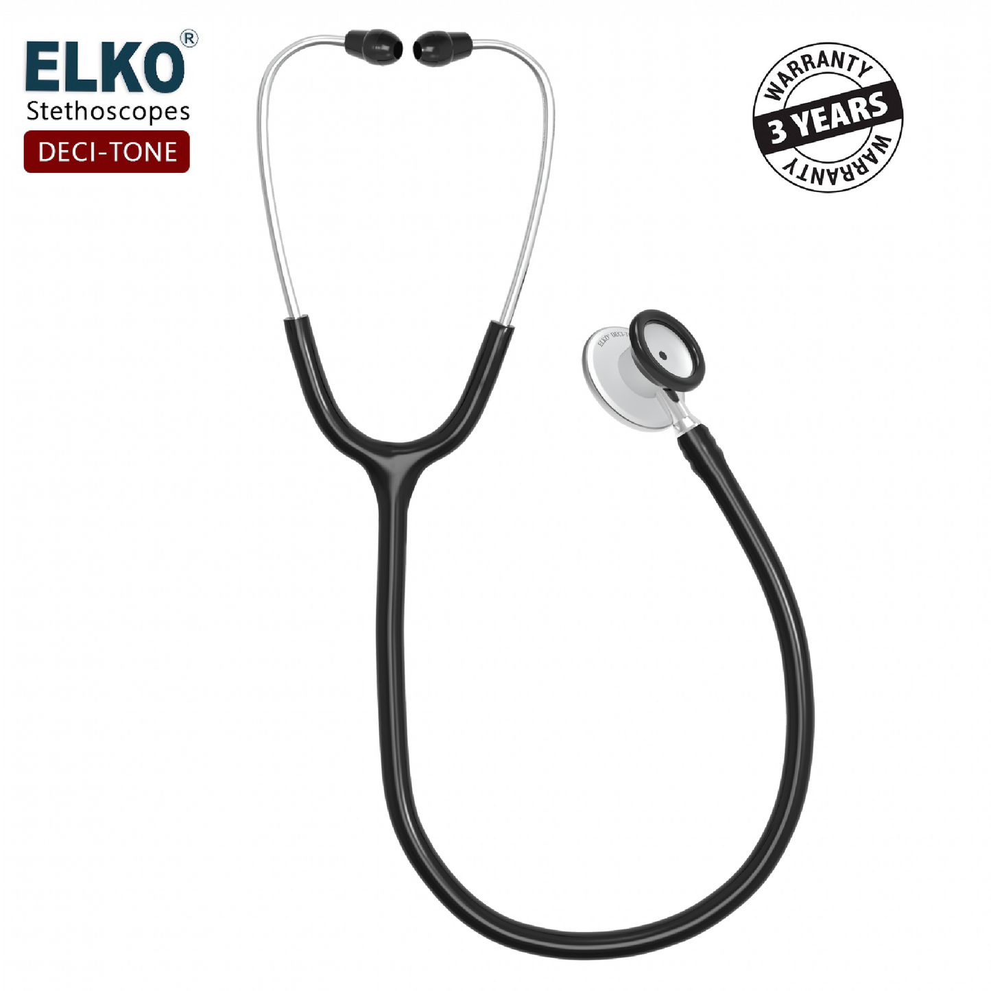 ELKO DECI-TONE Aluminium Head Stethoscope