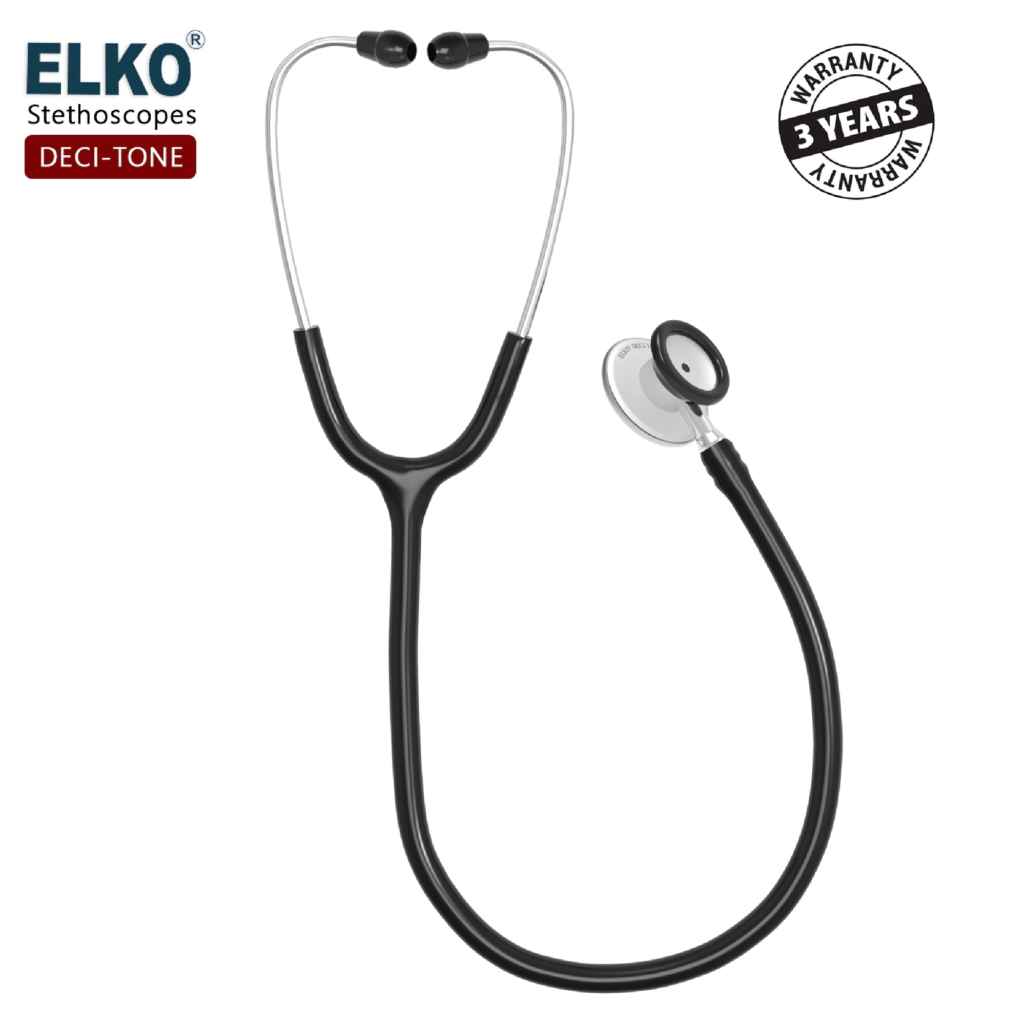 ELKO DECI-TONE Aluminium Head Stethoscope