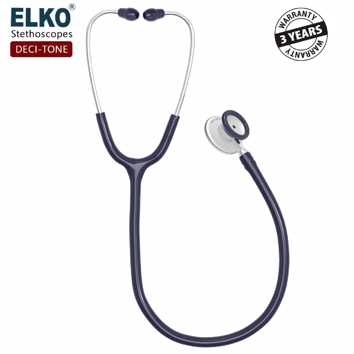 ELKO DECI-TONE Aluminium Head Stethoscope