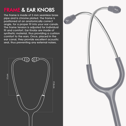 ELKO DECI-TONE Aluminium Head Stethoscope