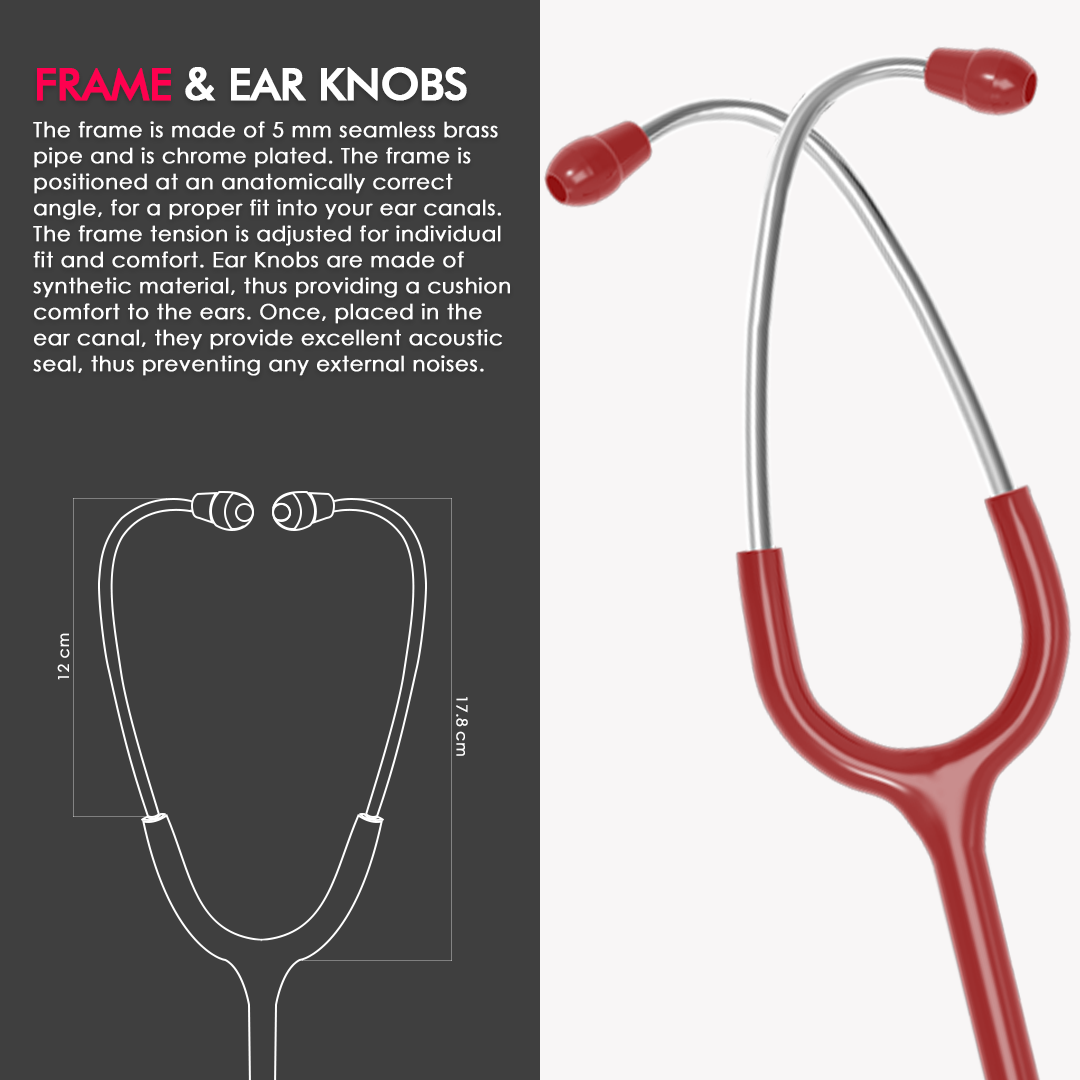 ELKO DECI-TONE Aluminium Head Stethoscope