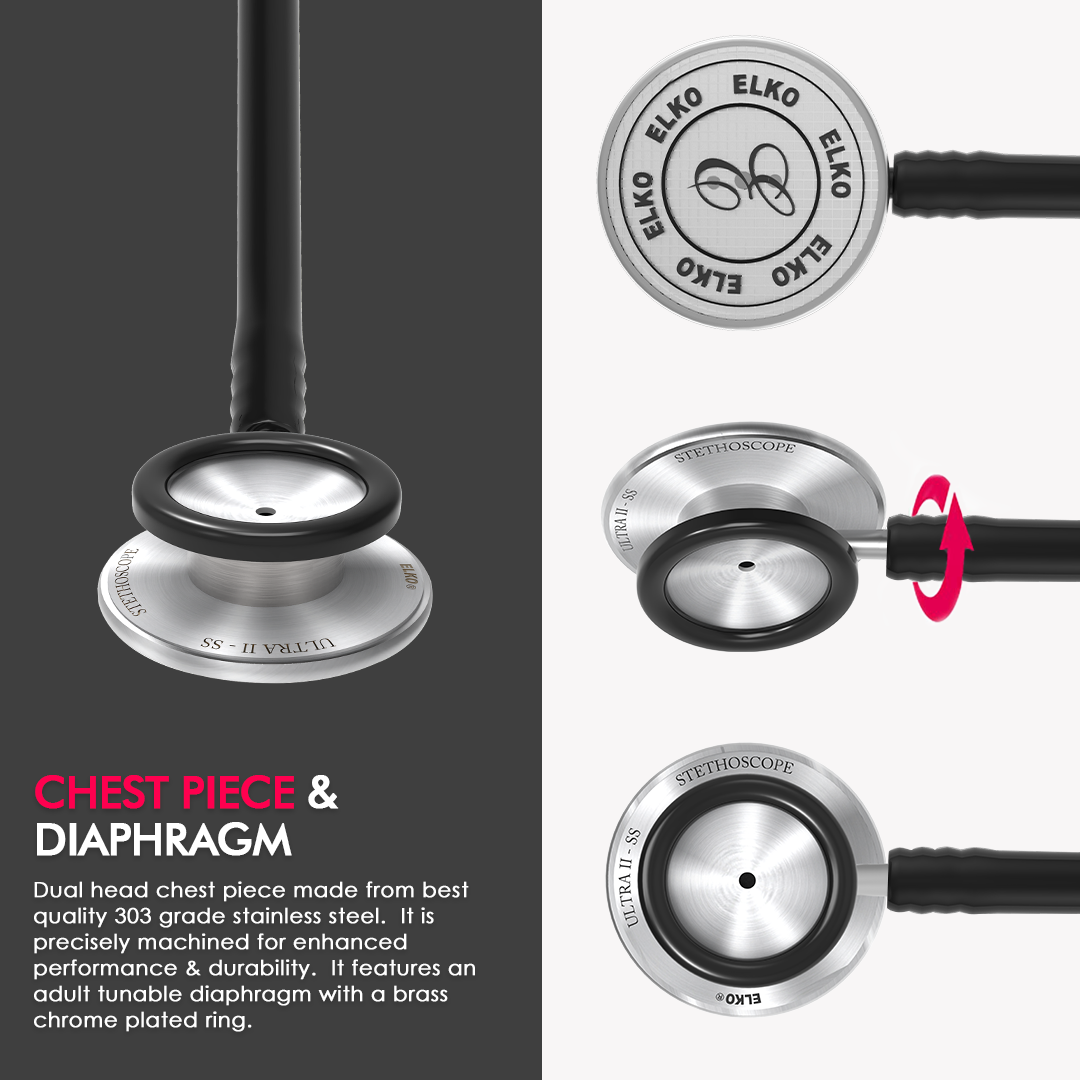 ELKO ULTRA II SS Stainless Steel Stethoscope