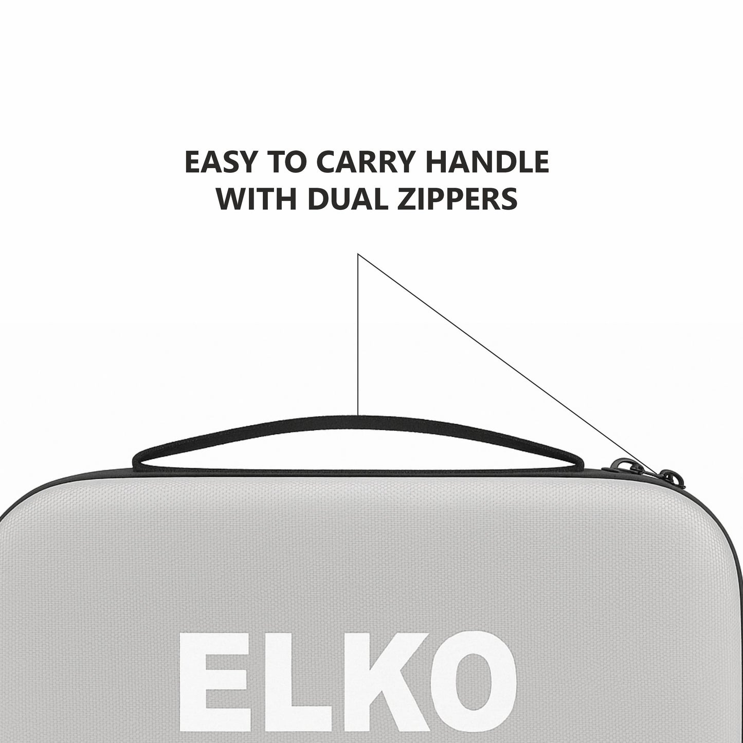 ELKO EVA Stethoscope Case with Dual Mesh Pockets and Center Sleeve for Accessories