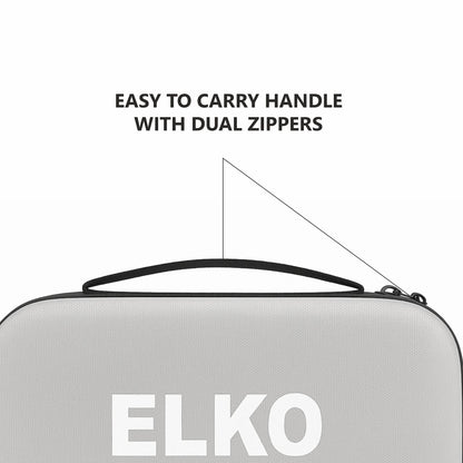 ELKO EVA Stethoscope Case with Dual Mesh Pockets and Center Sleeve for Accessories