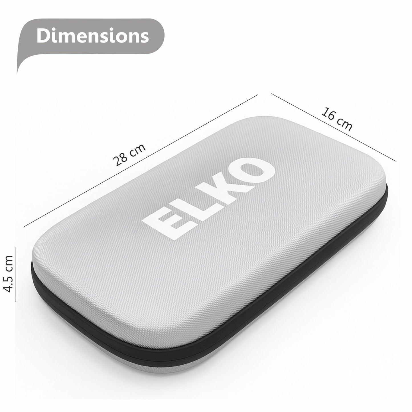 ELKO EVA Stethoscope Case with Dual Mesh Pockets and Center Sleeve for Accessories