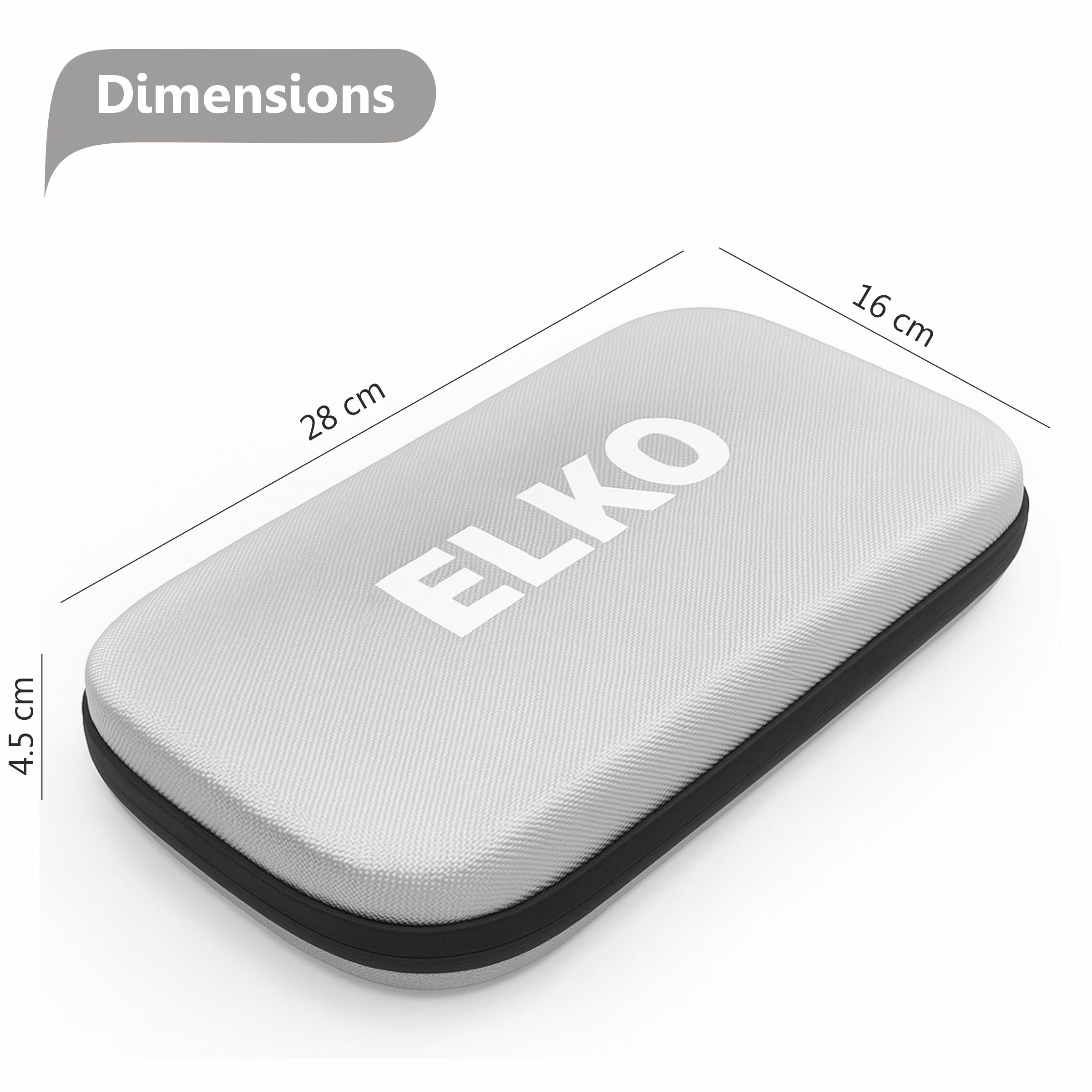 ELKO EVA Stethoscope Case with Dual Mesh Pockets and Center Sleeve for Accessories (Stethoscope not Included)