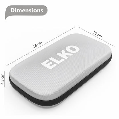 ELKO EVA Stethoscope Case with Dual Mesh Pockets and Center Sleeve for Accessories
