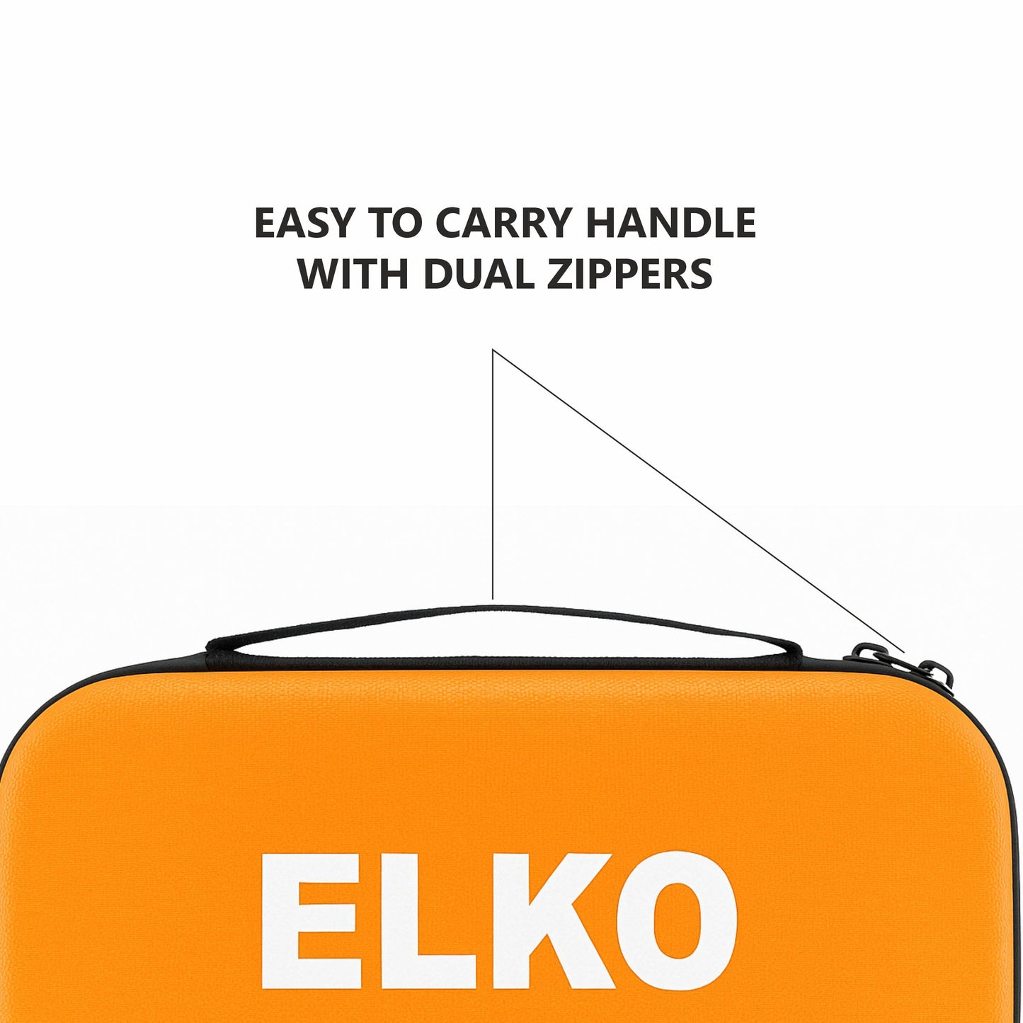 ELKO EVA Stethoscope Case with Dual Mesh Pockets and Center Sleeve for Accessories