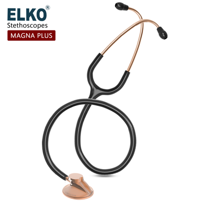 ELKO Magna-Plus Brass Single Head Stethoscope