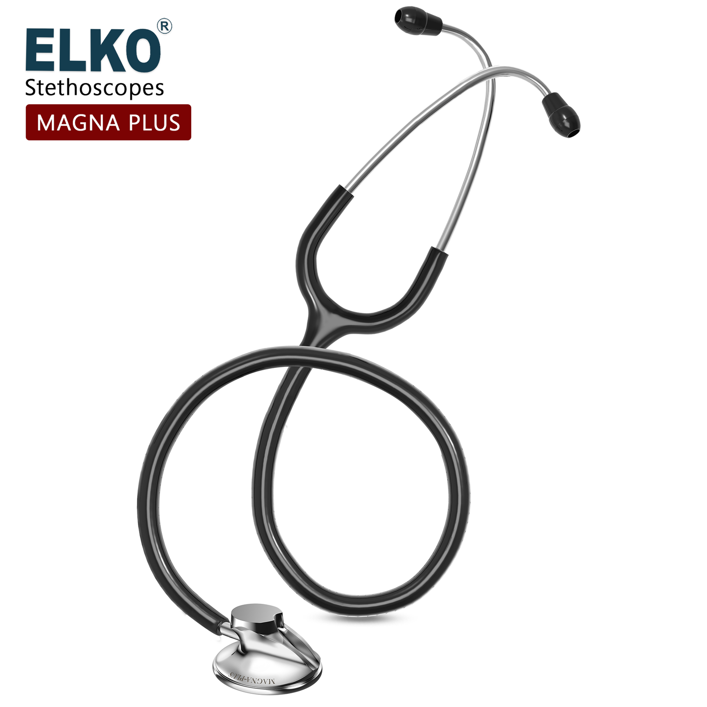 ELKO Magna-Plus Brass Single Head Stethoscope