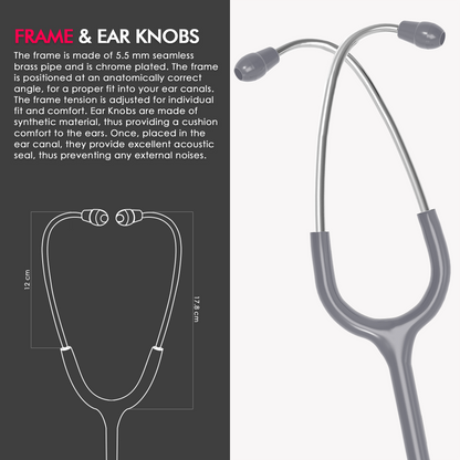 ELKO PACE III SS Stainless Steel Stethoscope