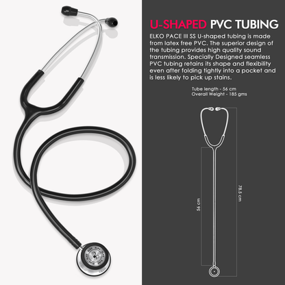 ELKO PACE III SS Stainless Steel Stethoscope