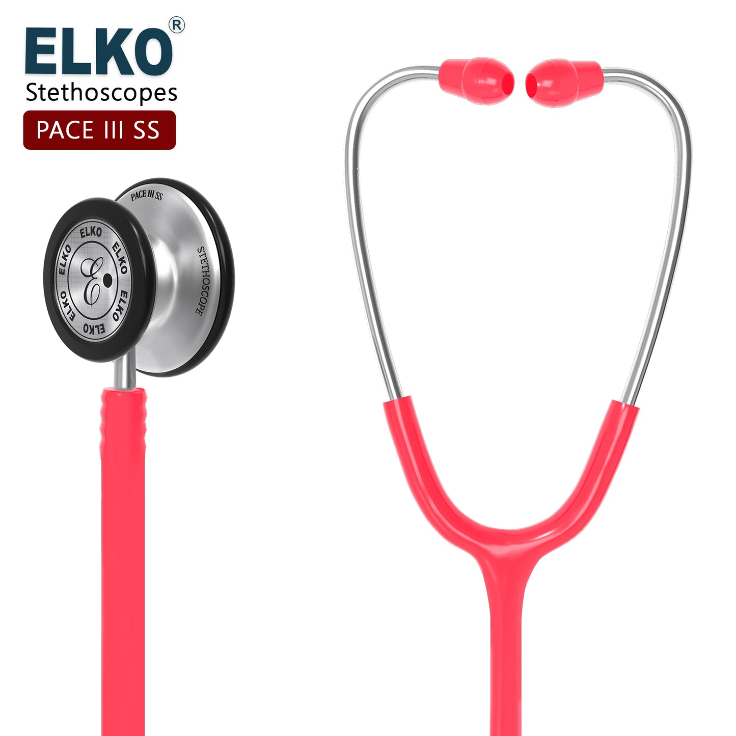 ELKO PACE III SS Stainless Steel Stethoscope